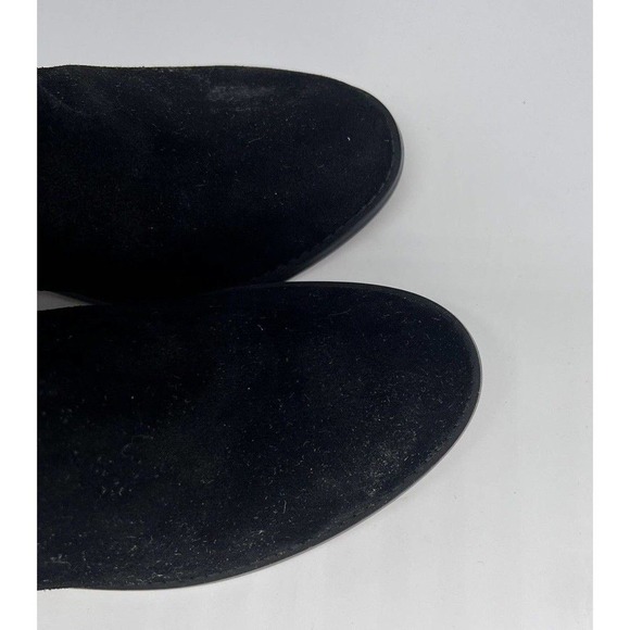ADRIENNE VITTADINI Women’s Size 8.5 Fonzie Black Suede Ankle Boots Booties - Picture 5 of 9